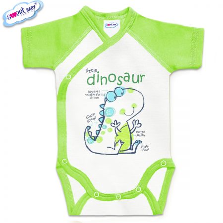 Бебешко боди прегърни ме Dinosaur зелено