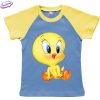 Детска тениска в жълто и синьо Litle tuiti