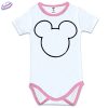Бебешко боди с розов кант Maus