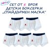 Детски боксерки Спайдърмен маска сет 5
