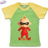 Детска тениска в зелено SUPER BABY