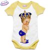 Бебешко боди US в жълто Babyking