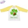 Блузка Good Luck жълто и бяло