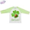 Блузка Good Luck зелено и бяло