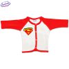 Бебешка жилетка SuperGirg червено бяло