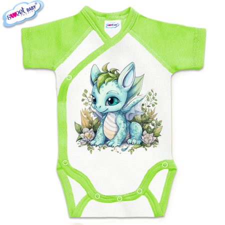 Бебешко боди прегърни ме Dragon зелено