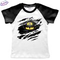 Детска тениска BatMan бяло черно